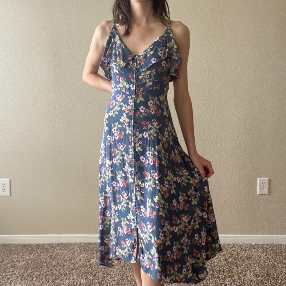 American Eagle Floral Midi Dress